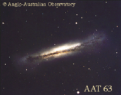 Spiral Galaxy NGC 3628 Edge On
Credit:
