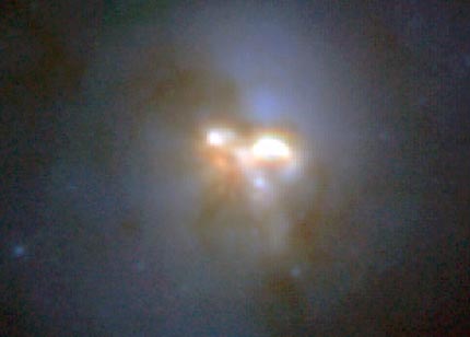Arp 220: Spirals in Collision