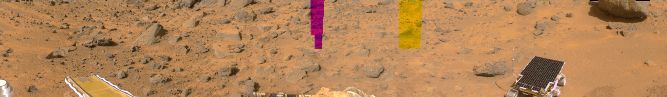 Sol 4: Mars Color Panorama