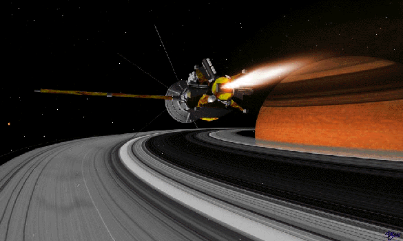 Cassini To Saturn