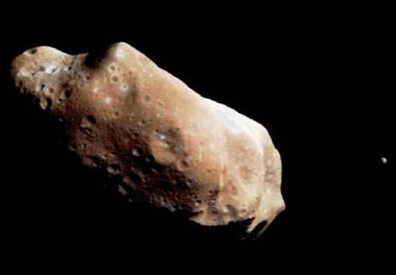 Ida and Dactyl: Asteroid and Moon
