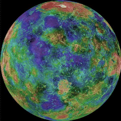 Beneath Venus' Clouds