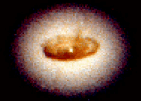 The Swirling Center of NGC 4261
