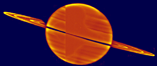 Sunlight Through Saturn's Rings